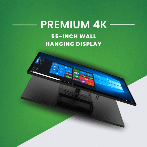 Double-Sided Wall Hanging Advertising Display – 55" 4K Ultra HD brightness 750cd/m2 - Image 4